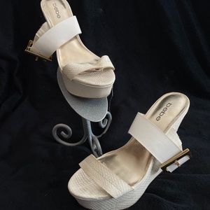 bebe wedges